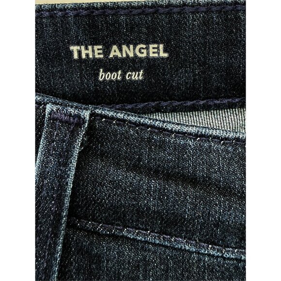 Ag Adriano Goldschmied Angel Low Rise Boot Cut Jean Size 27R - Picture 6 of 16